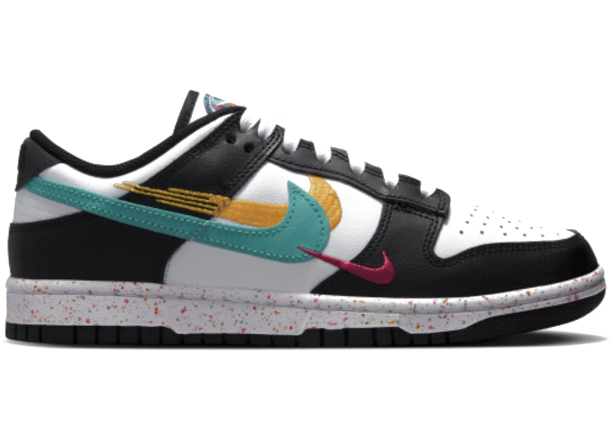 ウィメンズ Nike Dunk Low Multiple Swooshes Washed Teal Nike Dunk Low Multiple Swooshes White Washed Teal Women's