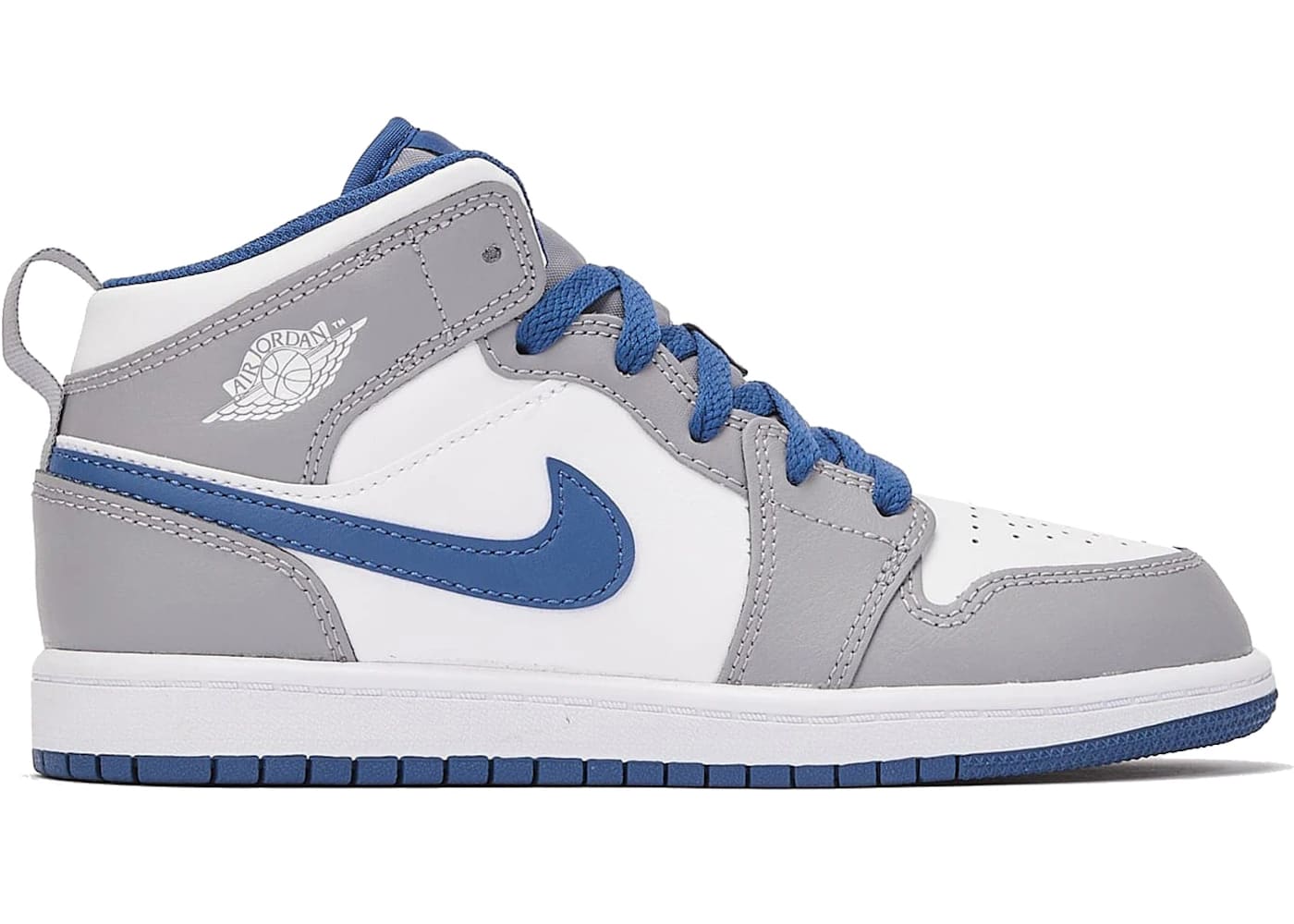 Jordan 1 Mid True Blue Cement (PS)