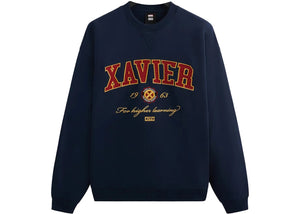 Kith x Marvel X-Men Xavier Institute Varsity Crewneck Nocturnal PH