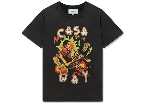 Casablanca Music For The People Printed T-Shirt Black