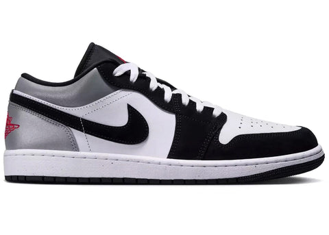 Jordan 1 Low SE White Fire Red Black Matte Silver