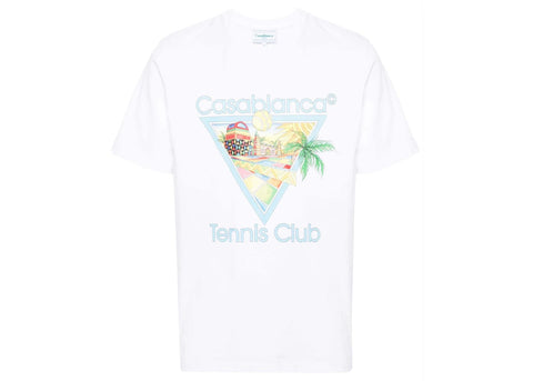 Casablanca Afro Cubism Tennis Club T-shirt White/Multicolor
