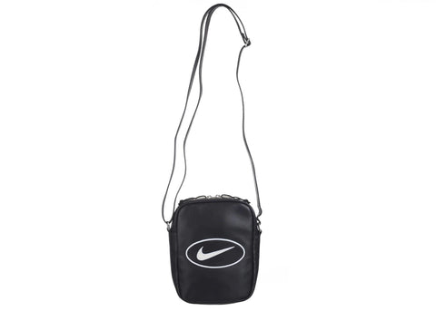 Supreme Nike Leather Shoulder Bag Black