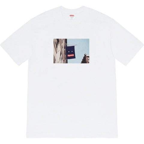 Supreme Banner Tee White