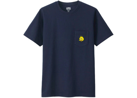 KAWS x Uniqlo x Sesame Street Big Bird Pocket Tee Navy