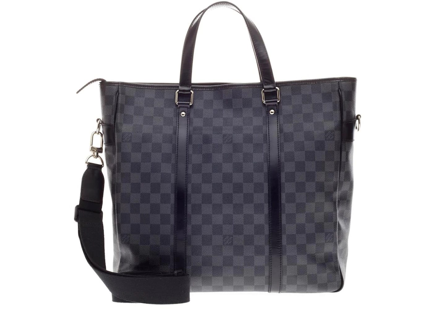 Louis Vuitton Tote Tadao Damier Graphite MM Black