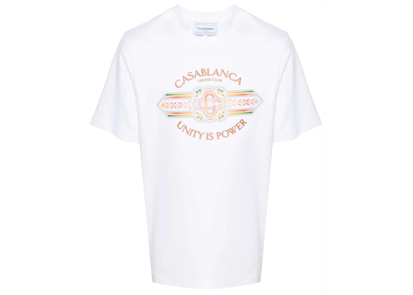 Casablanca Unity Is Power T-shirt White/Multicolor