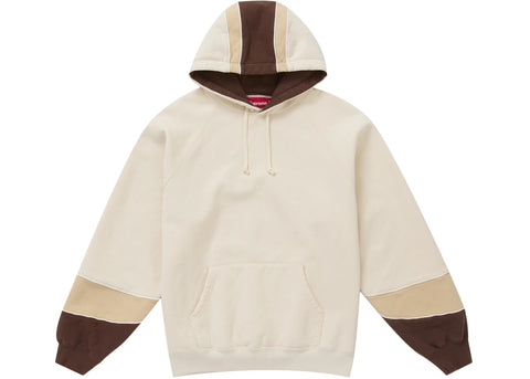 Supreme Paneled Hooded Sweatshirt (SS25) Natural