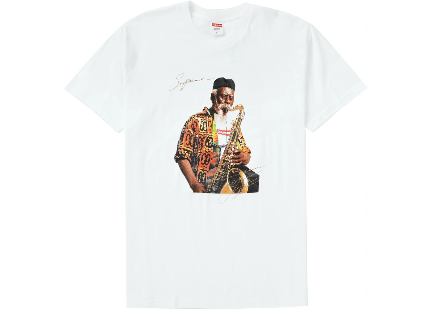 Supreme Pharoah Sanders Tee White