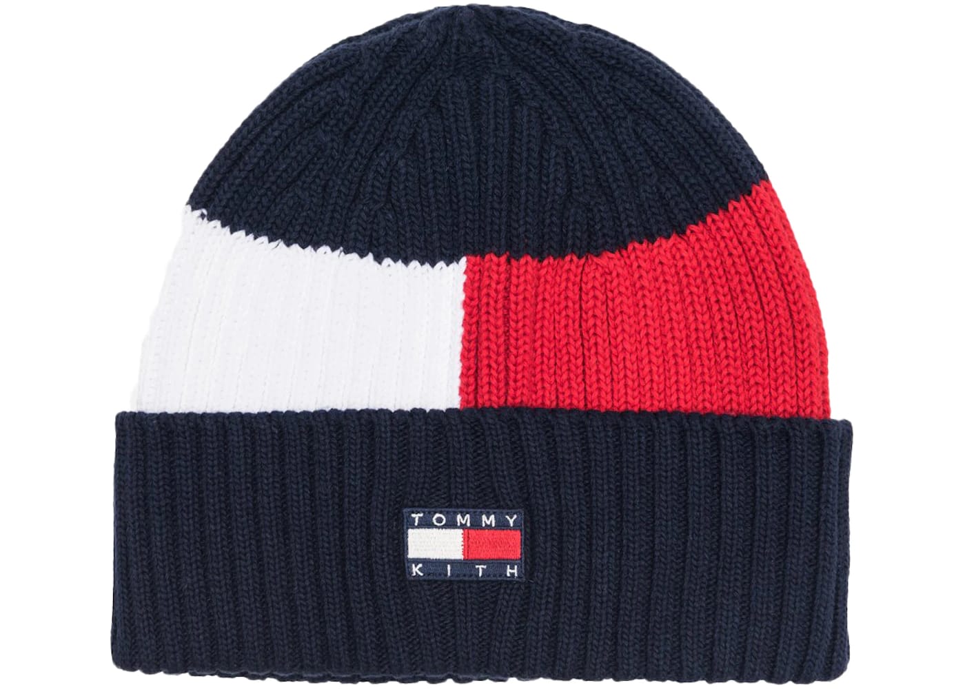 Kith x Tommy Hilfiger Flag Beanie Navy