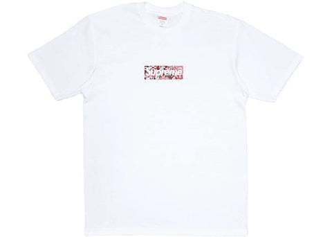 Supreme Takashi Murakami COVID-19 Relief Box Logo Tee White