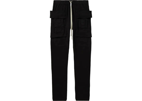 Rick Owens DRKSHDW Creatch Cargo Pants Black