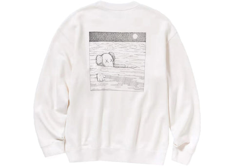 KAWS x Uniqlo Longsleeve Sweatshirt (US Sizing) Off White