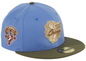 New Era Chicago White Sox Great Outdoors 1950 All Star Game Patch Hat Club Exclusive 59Fifty Fitted Hat Indigo/Olive