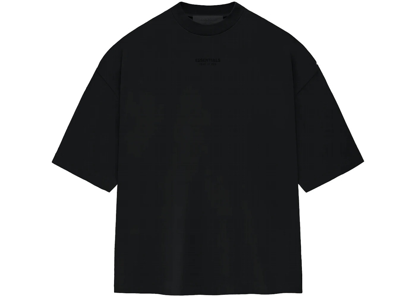 Fear of God Essentials Small Logo Tee Jet Black