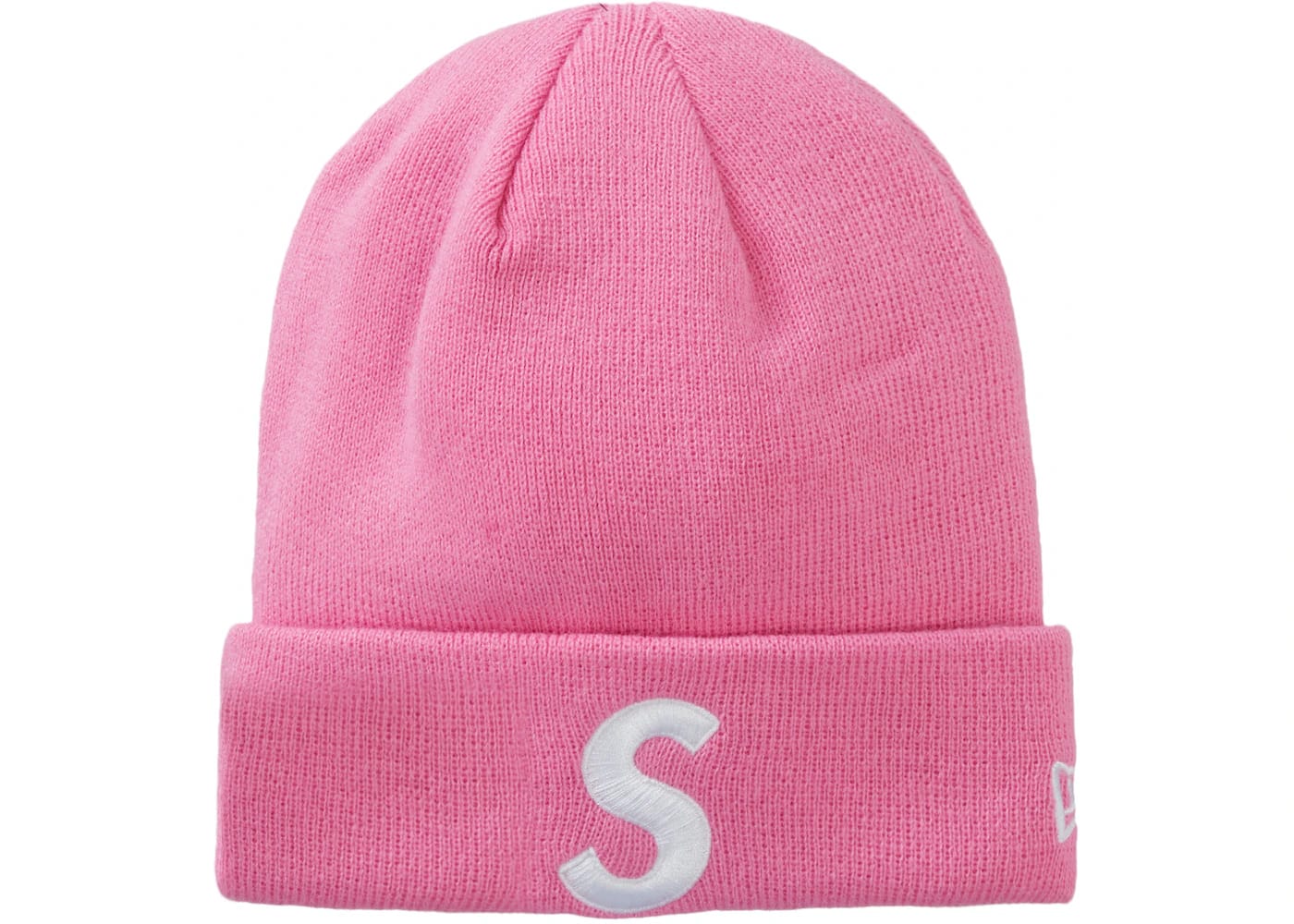 Supreme New Era S Logo Beanie Pink