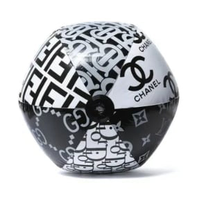 Chinatown Market Designer Beach Ball - Monochrome