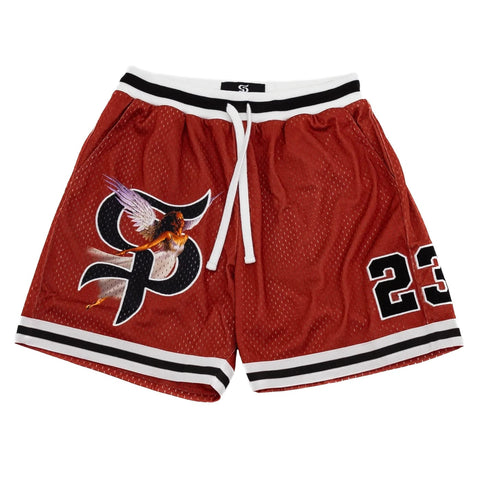 Saint Potential Red Jordan Shorts