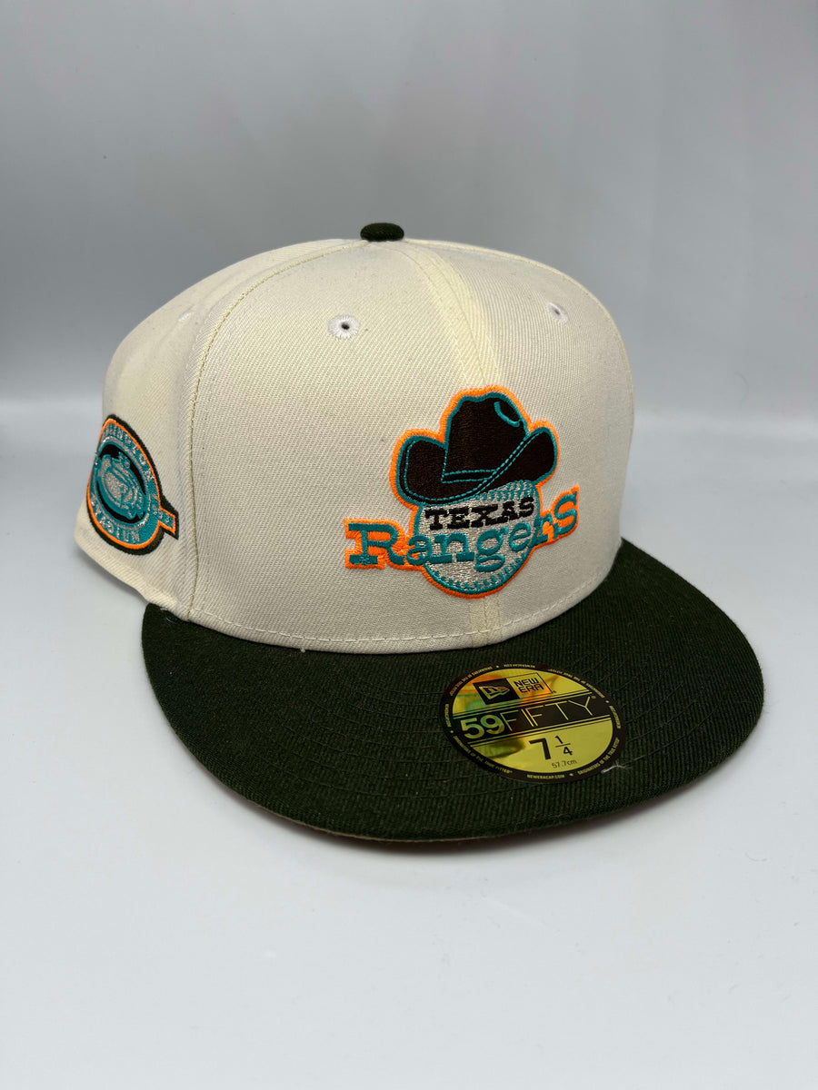 ecapcity texas rangers stadium new era fitted hat Topshelf SLC