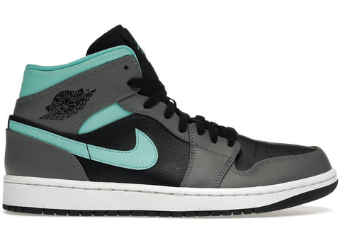 Jordan 1 Mid Grey Aqua