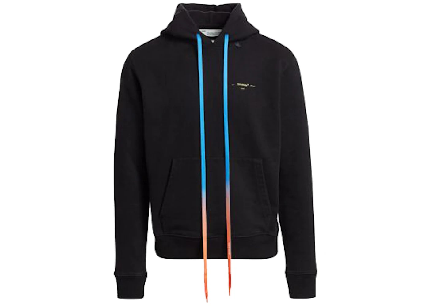 OFF-WHITE Acrylic Arrows Hoodie Black/Yellow