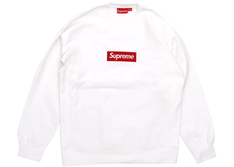 Supreme Box Logo Crewneck (FW15) White